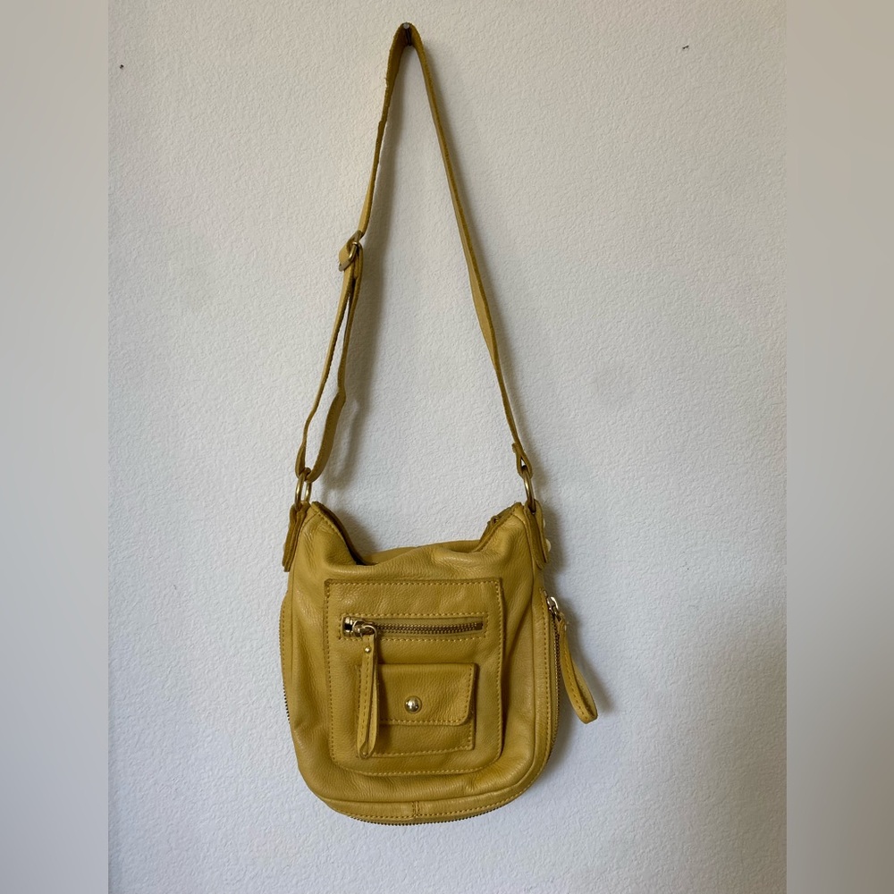 Crossbody leather purse